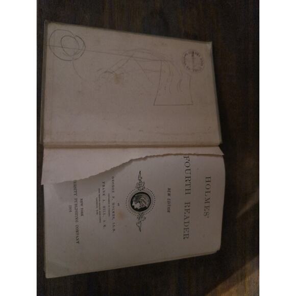Holmes' Fourth Reader: New Edition by George P. Holmes, 1904 Hardcover, Learning - Picture 4 of 5